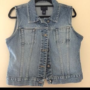 The Limited Denim oversized Vest